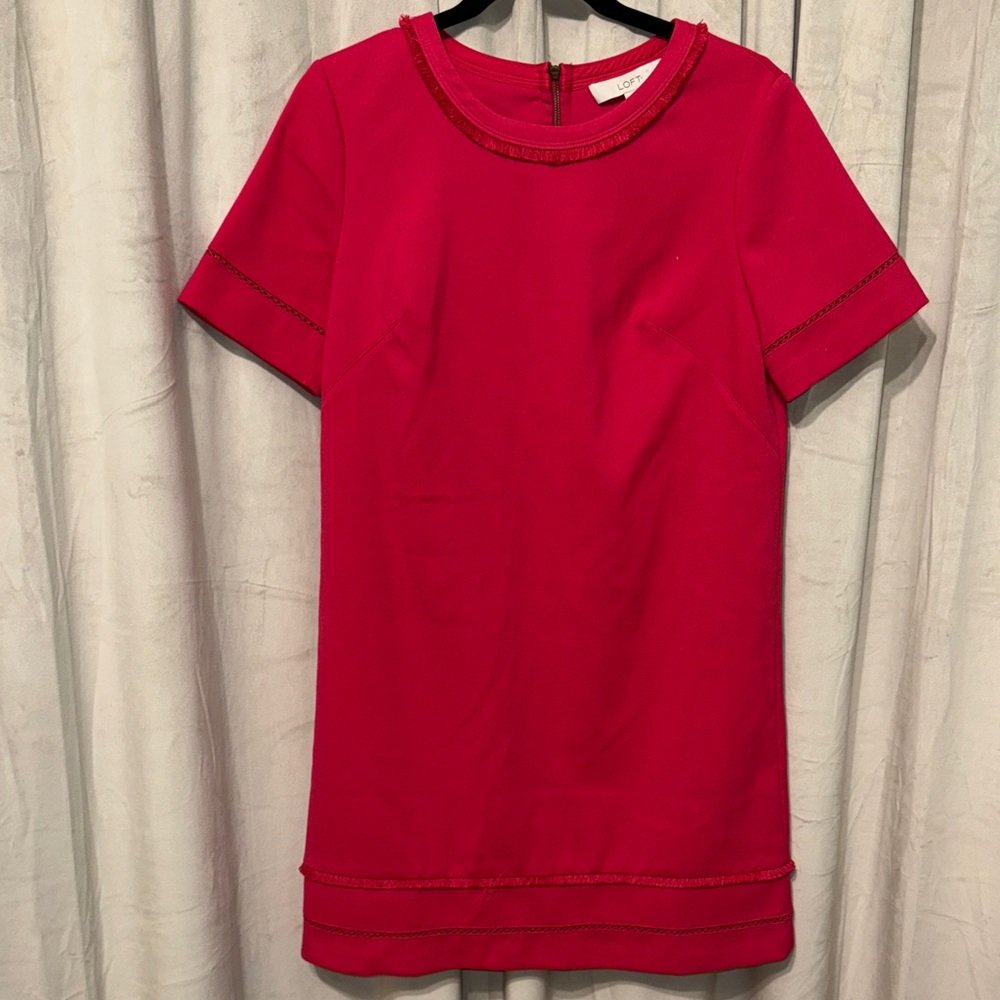 LOFT Fuschia Mini Dress